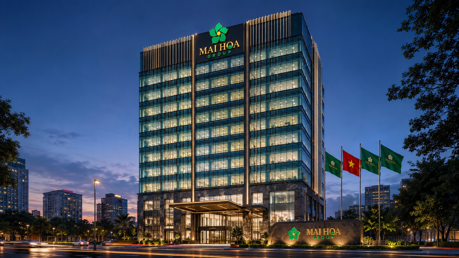 Phối cảnh trụ sở Tập đoàn Mai Hoa Group
